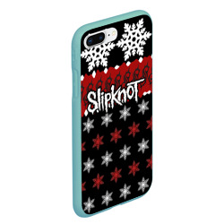 Чехол для iPhone 7Plus/8 Plus матовый Праздничный Slipknot - фото 2