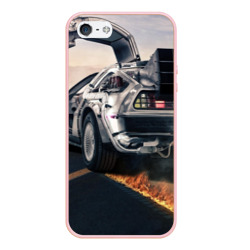 Чехол для iPhone 5/5S матовый DeLorean auto