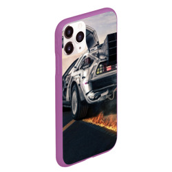 Чехол для iPhone 11 Pro Max матовый DeLorean auto - фото 2