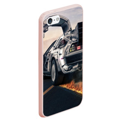 Чехол для iPhone 5/5S матовый DeLorean auto - фото 2