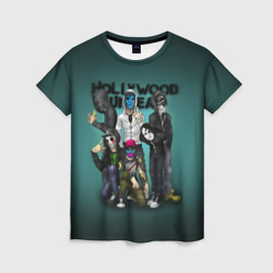 Женская футболка 3D Группа Hollywood Undead