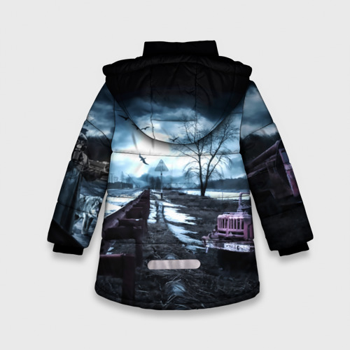 Зимняя куртка для девочек 3D S.T.A.L.K.E.R. - Ж.Е.Н.Я, цвет черный - фото 2