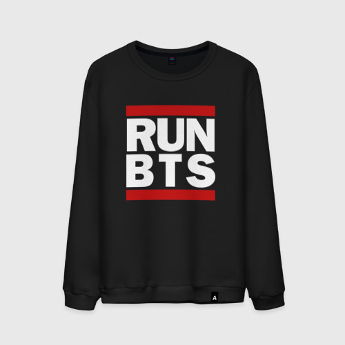 Мужской свитшот хлопок RUN BTS Фото 01 Мужской свитшот хлопок RUN BTS Фото 01