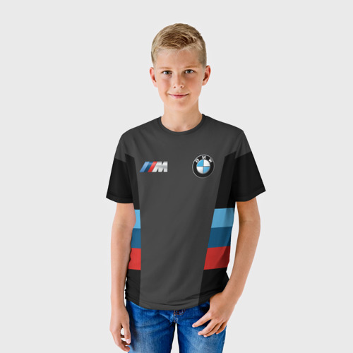Детская футболка 3D BMW 2018 Sport, цвет 3D печать - фото 3