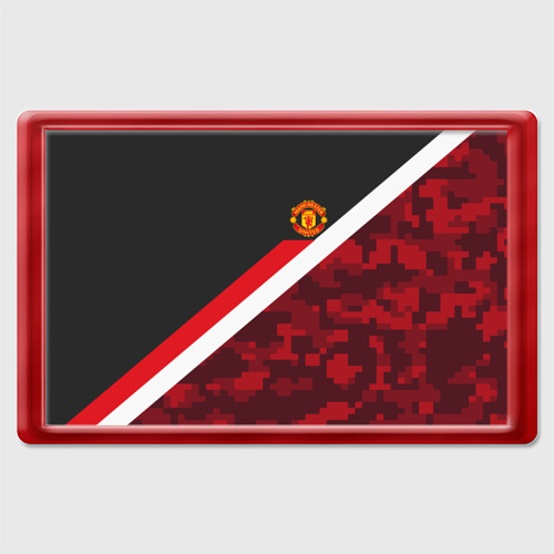 Магнит 45*70 Manchester United Sport Camo, цвет красный