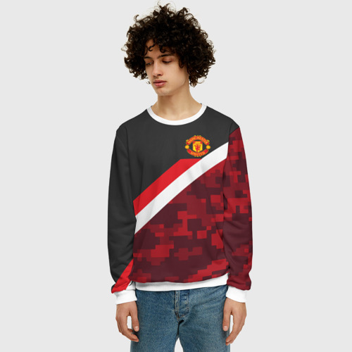 Мужской свитшот 3D Manchester United Sport Camo - фото 3