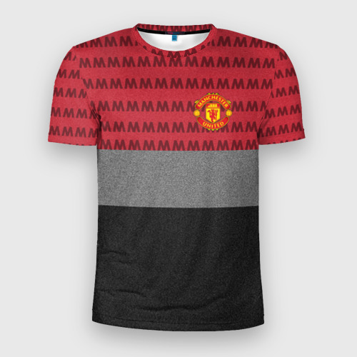 Мужская футболка 3D Slim Manchester United Original, цвет 3D печать