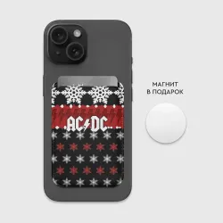 Картхолдер Magsafe магнитный Праздничный AC/DC - фото 2