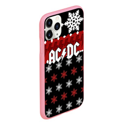 Чехол для iPhone 11 Pro Max матовый Праздничный AC/DC - фото 2