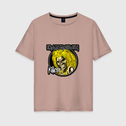 Женская футболка хлопок Oversize Iron Maiden Killers