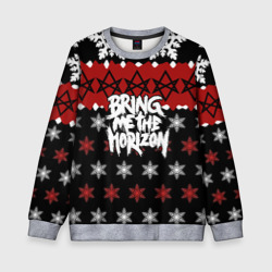 Детский свитшот 3D Праздничный Bring Me the Horizon