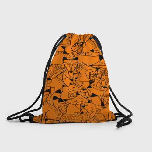 Рюкзак-мешок 3D Лисички