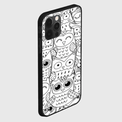Чехол для iPhone 12 Pro Совушки pattern - фото 2