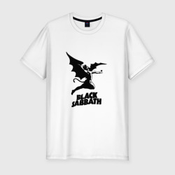 Мужская футболка хлопок Slim Black Sabbath