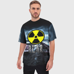 Мужская футболка oversize 3D S.T.A.L.K.E.R. - Л.Ё.Х.А - фото 2