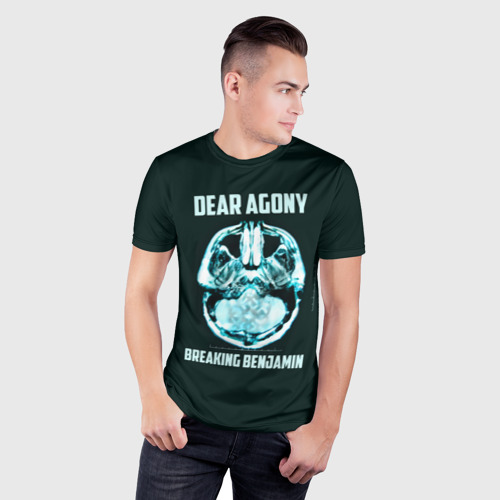 Мужская футболка 3D Slim Dear Agony, Breaking Benjamin, цвет 3D печать - фото 3