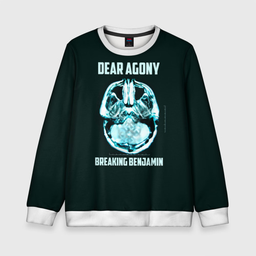 Детский свитшот 3D Dear Agony, Breaking Benjamin, цвет 3D печать