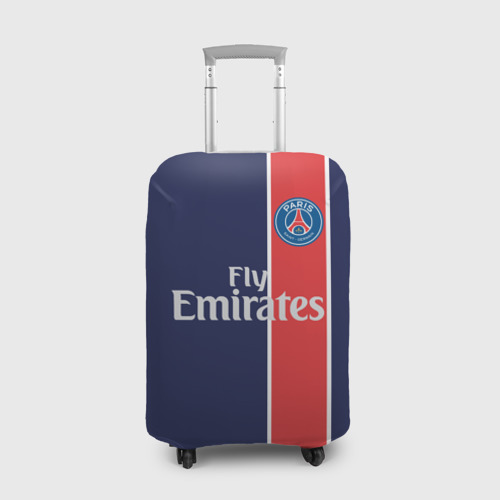Чехол для чемодана с принтом PSG 2018 Original #1, вид спереди №1