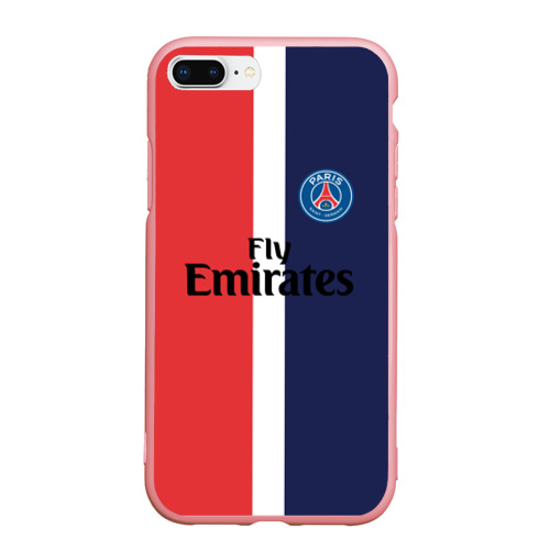 Чехол для iPhone 7Plus/8 Plus матовый PSG 2018 Original #13, цвет баблгам