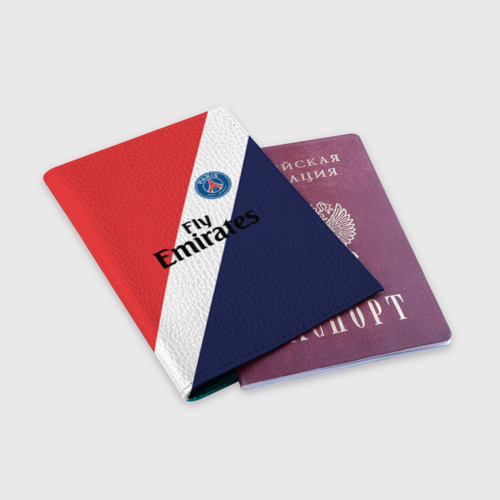 Обложка для паспорта матовая кожа PSG ПСГ, цвет бирюзовый - фото 3