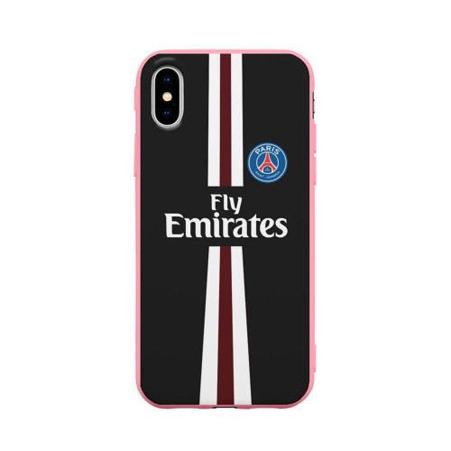 Чехол для iPhone X матовый PSG 2018 Original #15