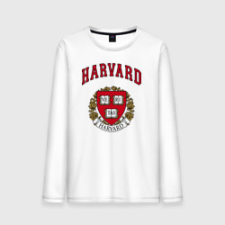 Мужской лонгслив хлопок Harvard university