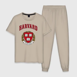 Мужская пижама хлопок Harvard university