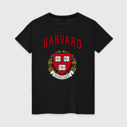 Женская футболка хлопок Harvard university