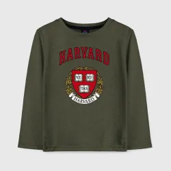 Детский лонгслив хлопок Harvard university