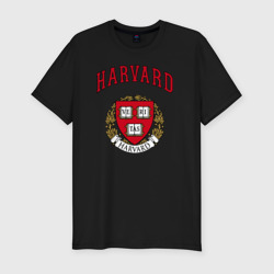 Мужская футболка хлопок Slim Harvard university