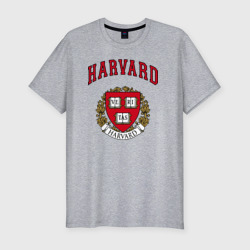 Приталенная футболка Harvard university (Мужская)