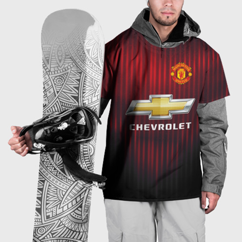 Накидка на куртку 3D Manchester United 2018 red, цвет 3D печать