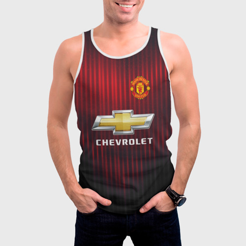 Мужская майка 3D Manchester United 2018 red - фото 3