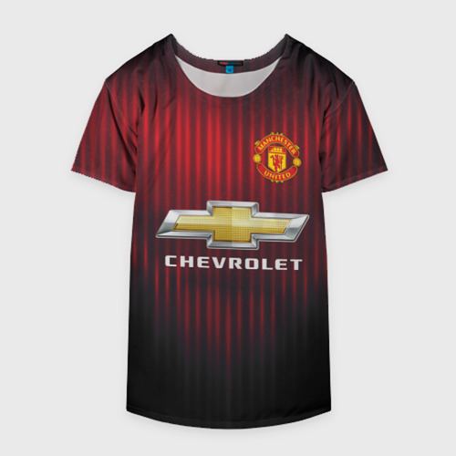 Накидка на куртку 3D Manchester United 2018 red, цвет 3D печать - фото 4