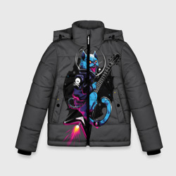 Зимняя куртка для мальчиков 3D Cat Metal