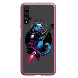 Чехол для Honor 20 Cat Metal