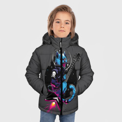 Зимняя куртка для мальчиков 3D Cat Metal - фото 2