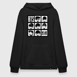 Худи SuperOversize хлопок We are bulletproof BTS