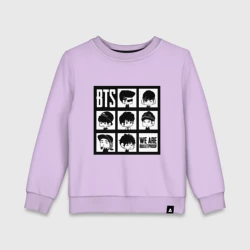 Детский свитшот хлопок We are bulletproof BTS