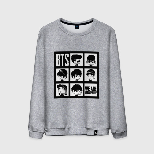 Мужской свитшот хлопок We are bulletproof BTS Фото 01 Мужской свитшот хлопок We are bulletproof BTS Фото 01