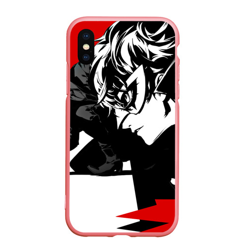 Чехол для iPhone XS Max матовый Persona 5, цвет баблгам