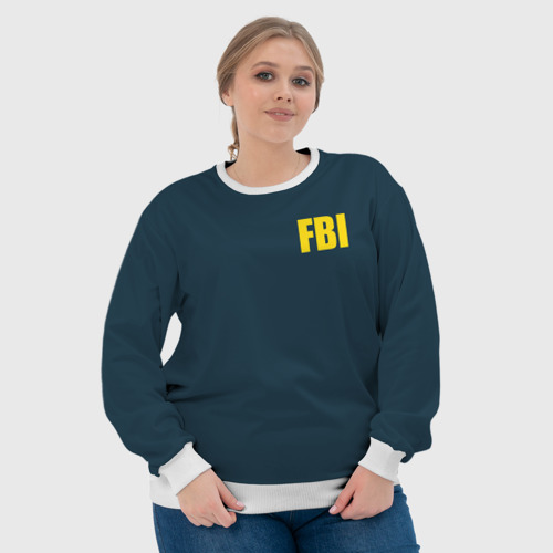 Женский свитшот 3D FBI - фото 6