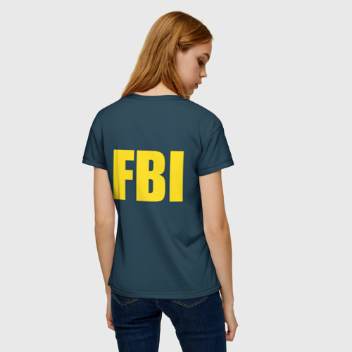 Женская футболка 3D FBI - фото 4