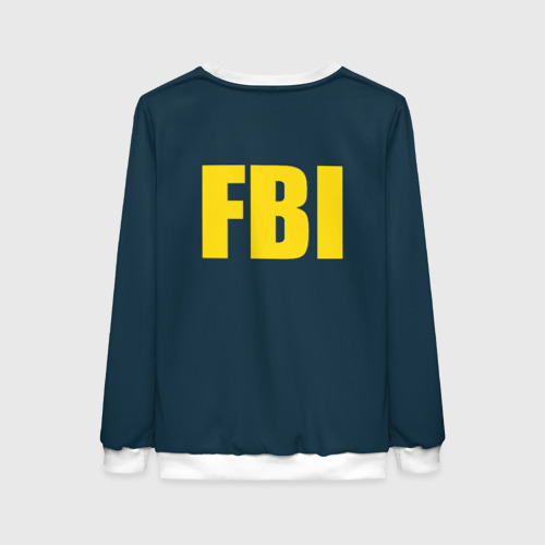 Женский свитшот 3D FBI, цвет 3D печать - фото 2