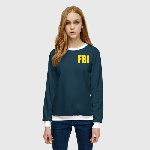 Женский свитшот 3D FBI - фото 3