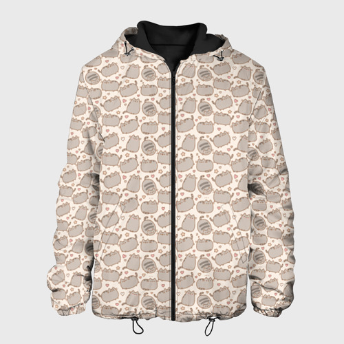 Мужская куртка 3D Pusheen Pattern Фото 01 Мужская куртка 3D Pusheen Pattern Фото 01