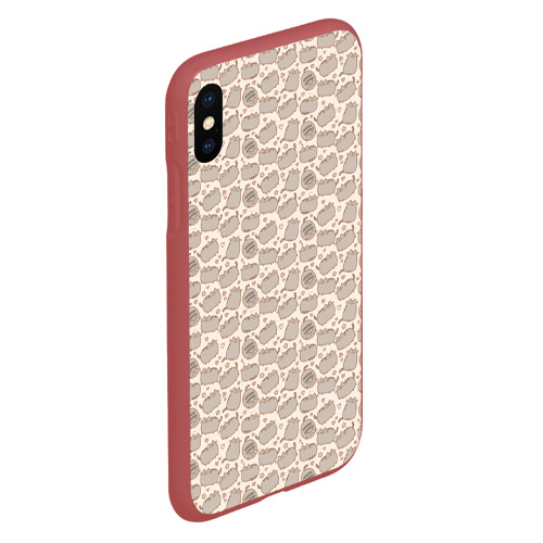 Чехол для iPhone XS Max матовый Pusheen Pattern Фото 01 Чехол для iPhone XS Max матовый Pusheen Pattern Фото 01