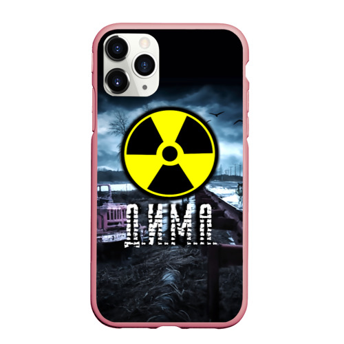 Чехол для iPhone 11 Pro Max матовый S.T.A.L.K.E.R. - Д.И.М.А, цвет баблгам