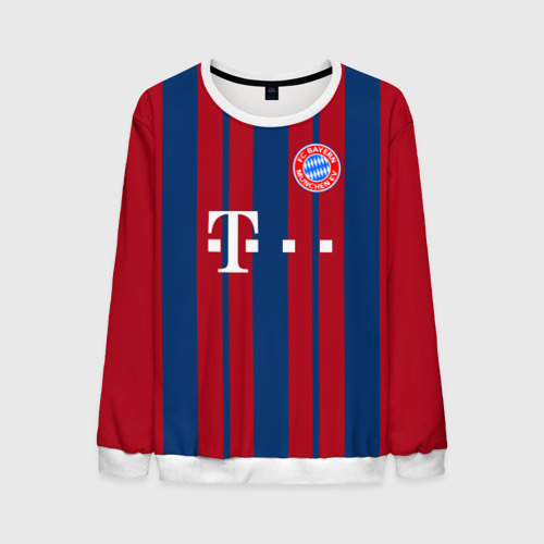 Мужской свитшот 3D FC Bayern 2018 Original #8, цвет белый