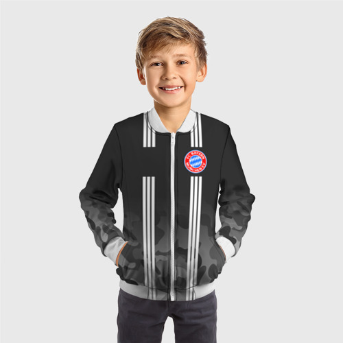 Детский бомбер 3D FC Bayern 2018 Original #2, цвет белый - фото 4